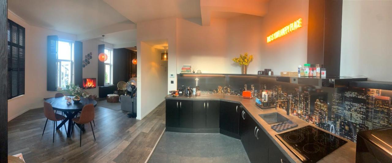 Sleep Inn - Black And Gold Loft Antwerp Cityview מראה חיצוני תמונה