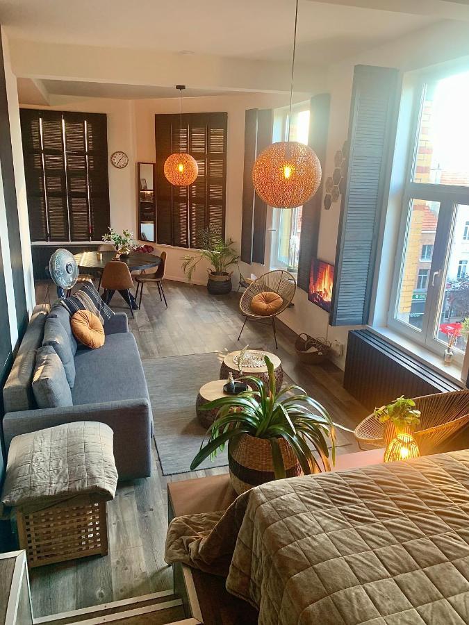 Sleep Inn - Black And Gold Loft Antwerp Cityview מראה חיצוני תמונה